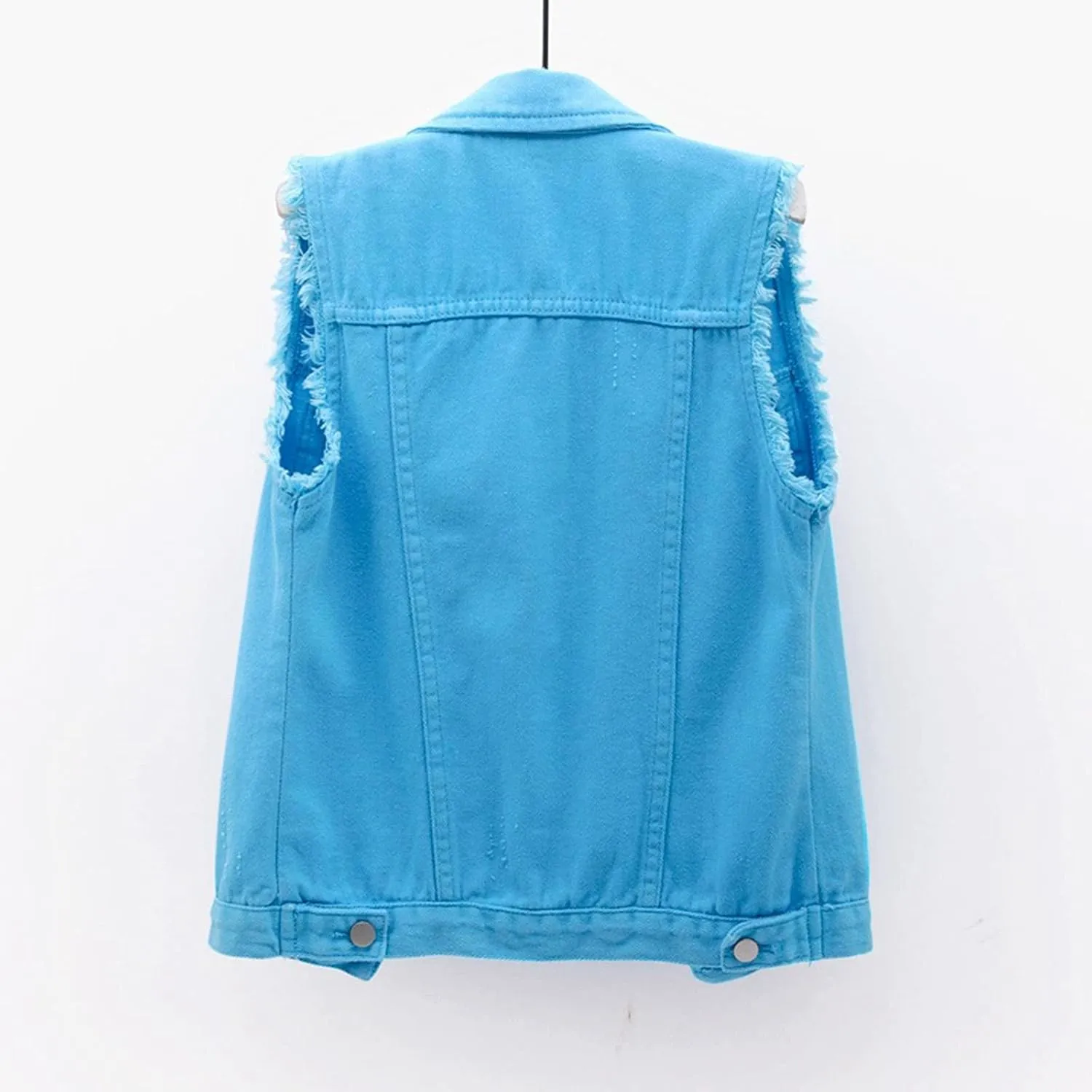 Womens Loose Fit Tank Sleeveless Denim Tank Tops 2024 Summer Dressy Casual Blouses Going Out Lightweight Oversized