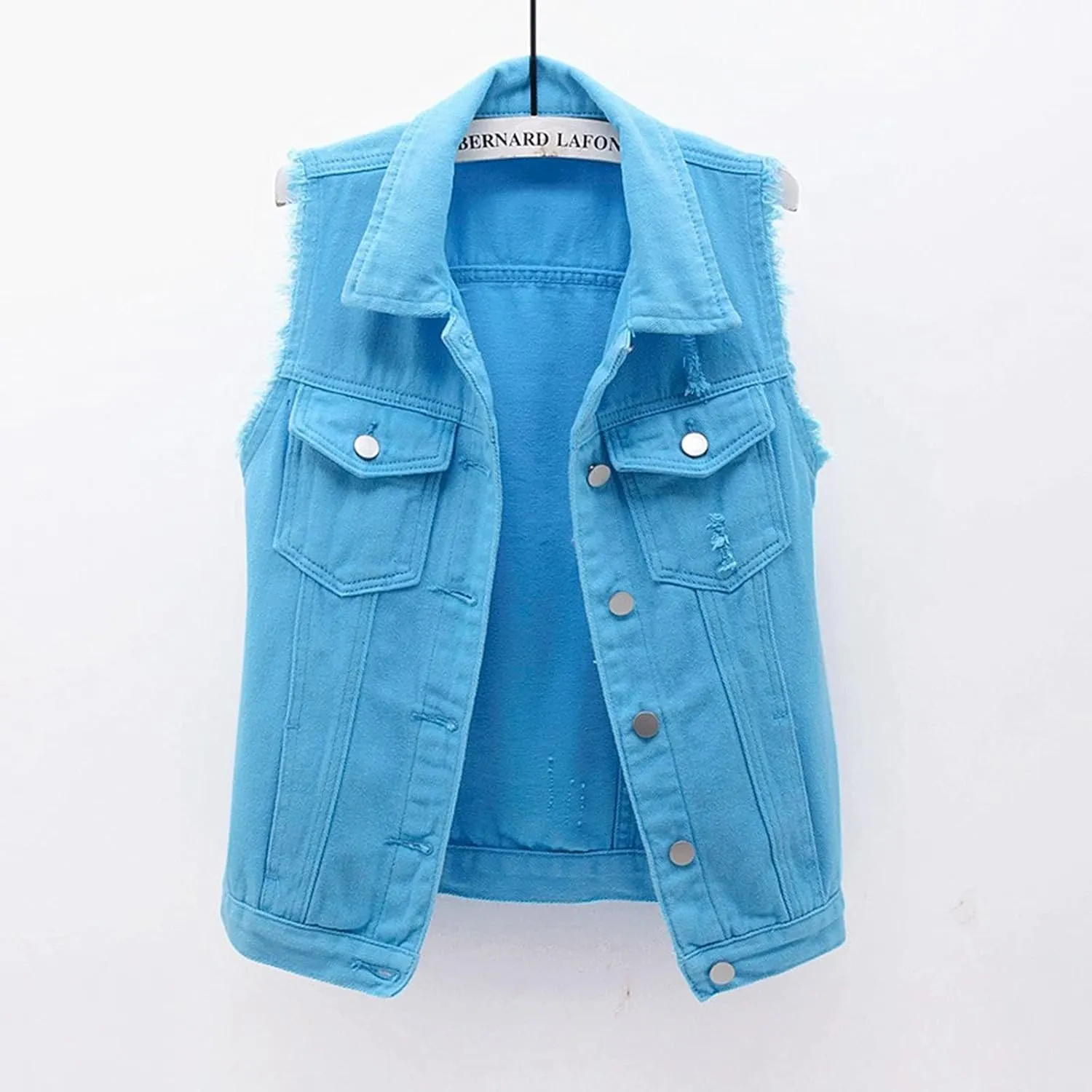 Womens Loose Fit Tank Sleeveless Denim Tank Tops 2024 Summer Dressy Casual Blouses Going Out Lightweight Oversized