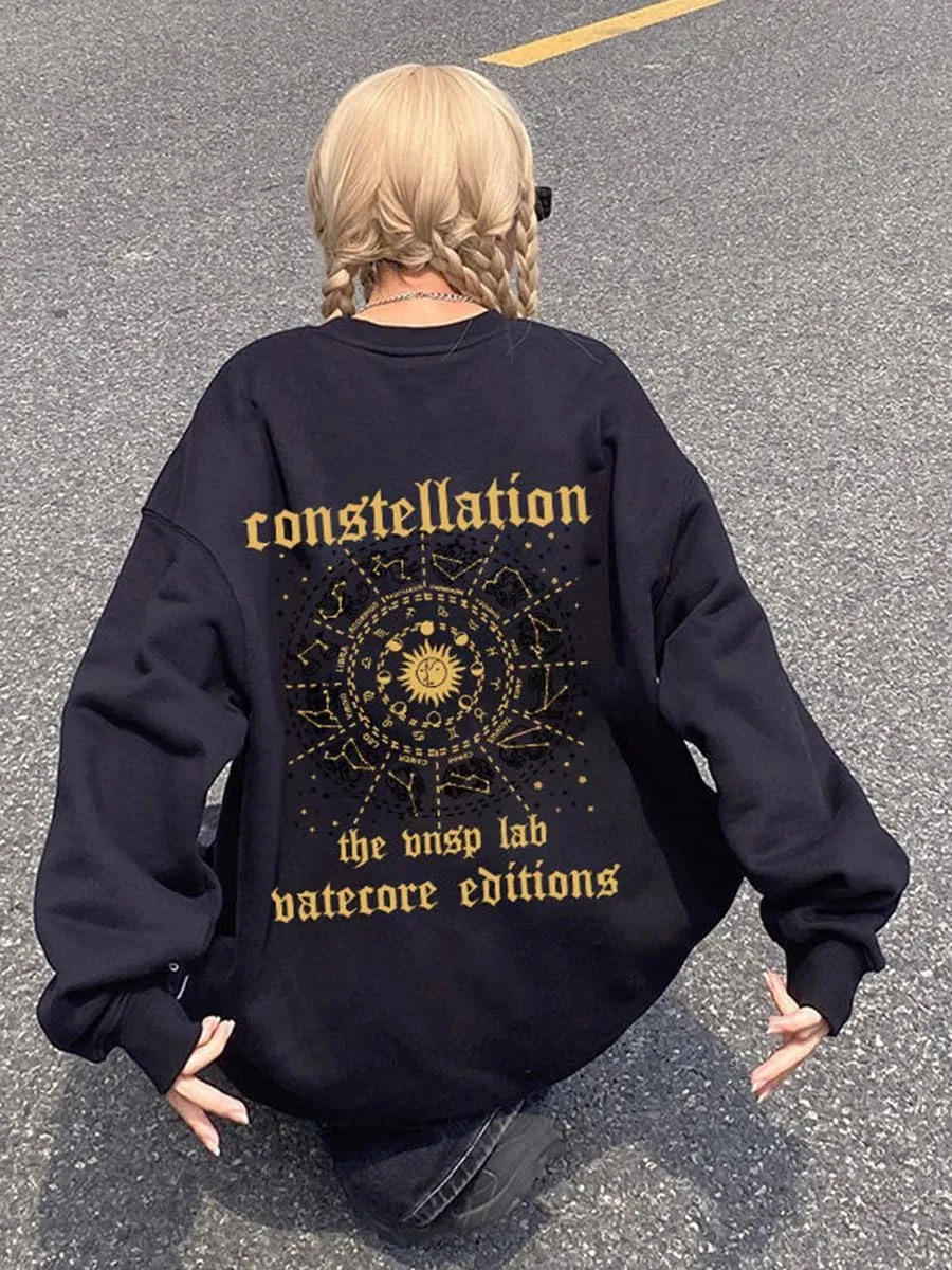 Women's Solid Prints Lightweight Pullover Hoodies Oversized Casual Long Sleeve Sweatshirts Tops with Pocket