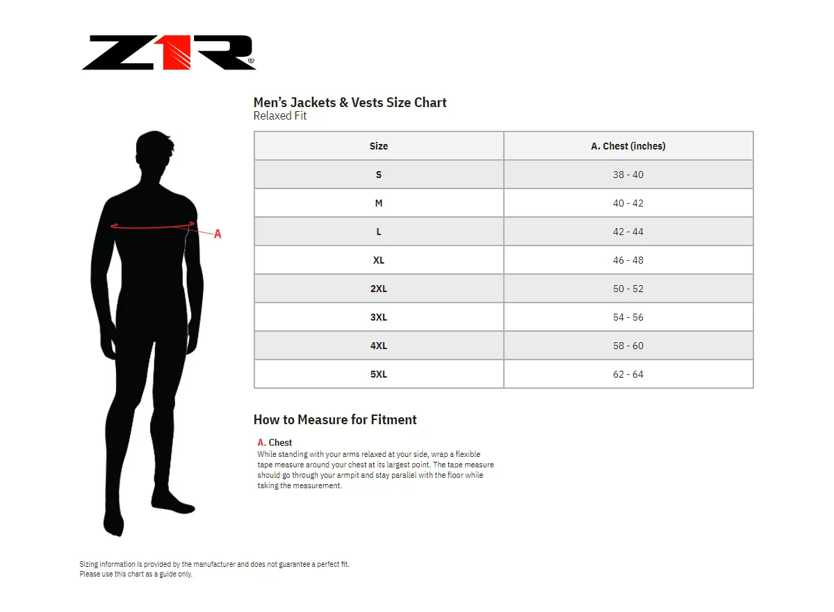Z1R Men's Nightfire Camo Motorcycle Vest