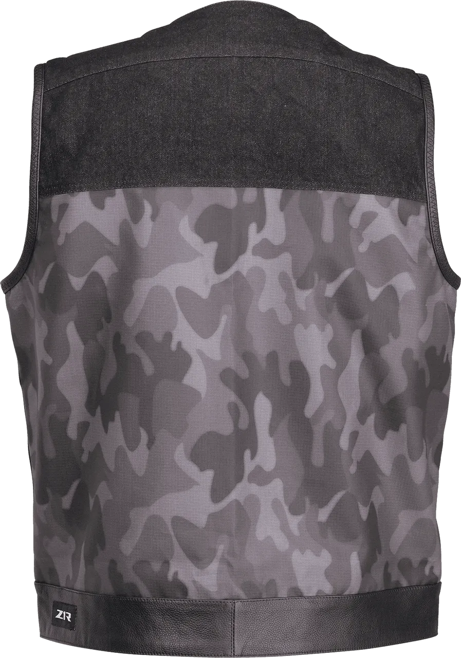 Z1R Men's Nightfire Camo Motorcycle Vest