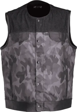 Z1R Men's Nightfire Camo Motorcycle Vest